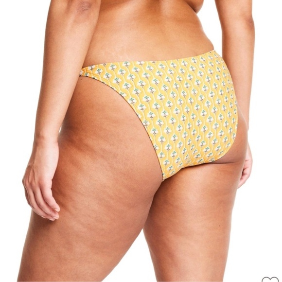 Rhode X target dainty lotus print high leg cheeky bikini bottom - Picture 9 of 11